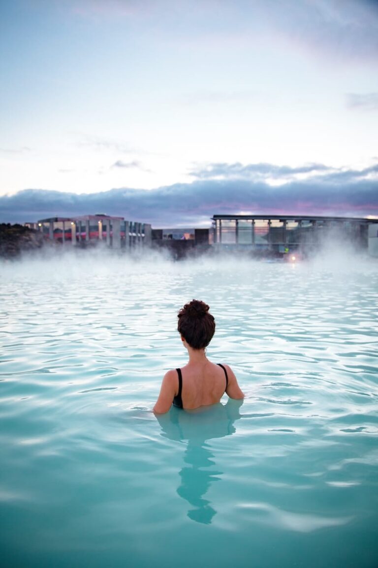 woman relaxes and enjoys of spa in hot spring blue 2023 11 27 05 28 53 utc